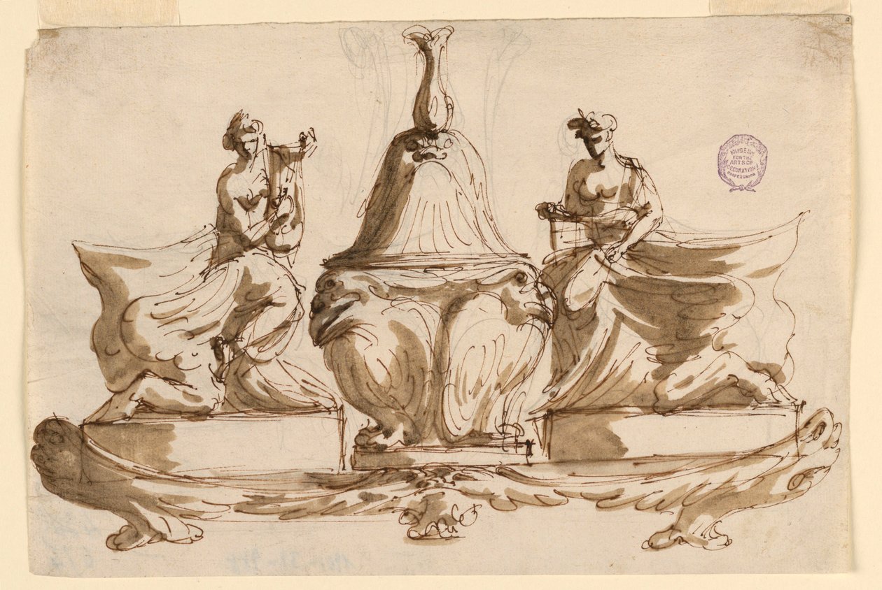 Projekt kałamarza autorstwa Giuseppe Bernardino Bison