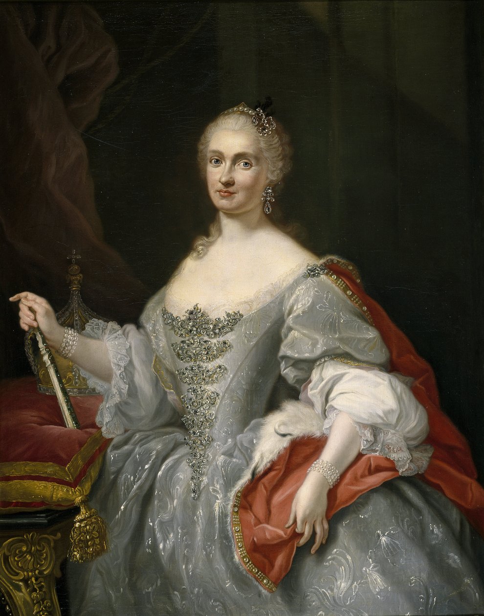 Portret Marii Amelie de Saxe (1724-1760), reine consort d
