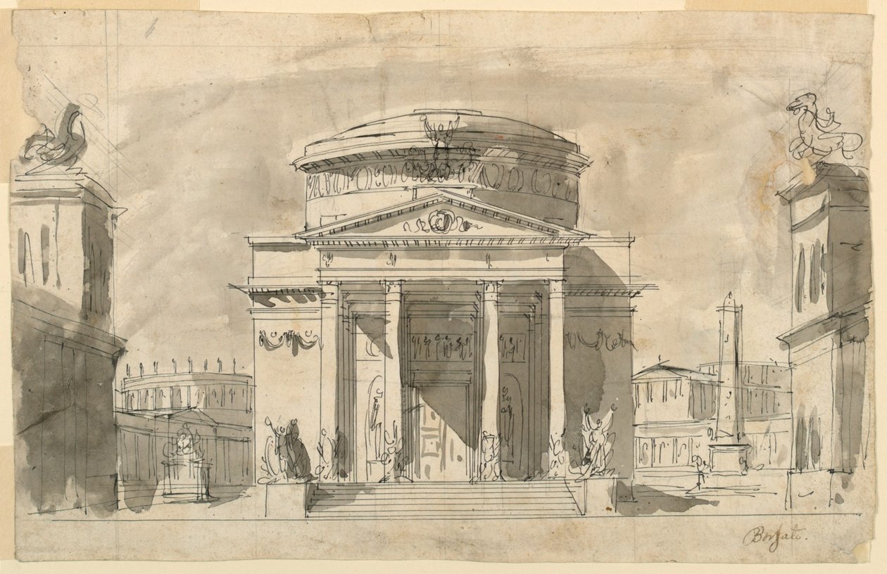 Scenografia, Zespół Zabytków autorstwa Giuseppe Borsato