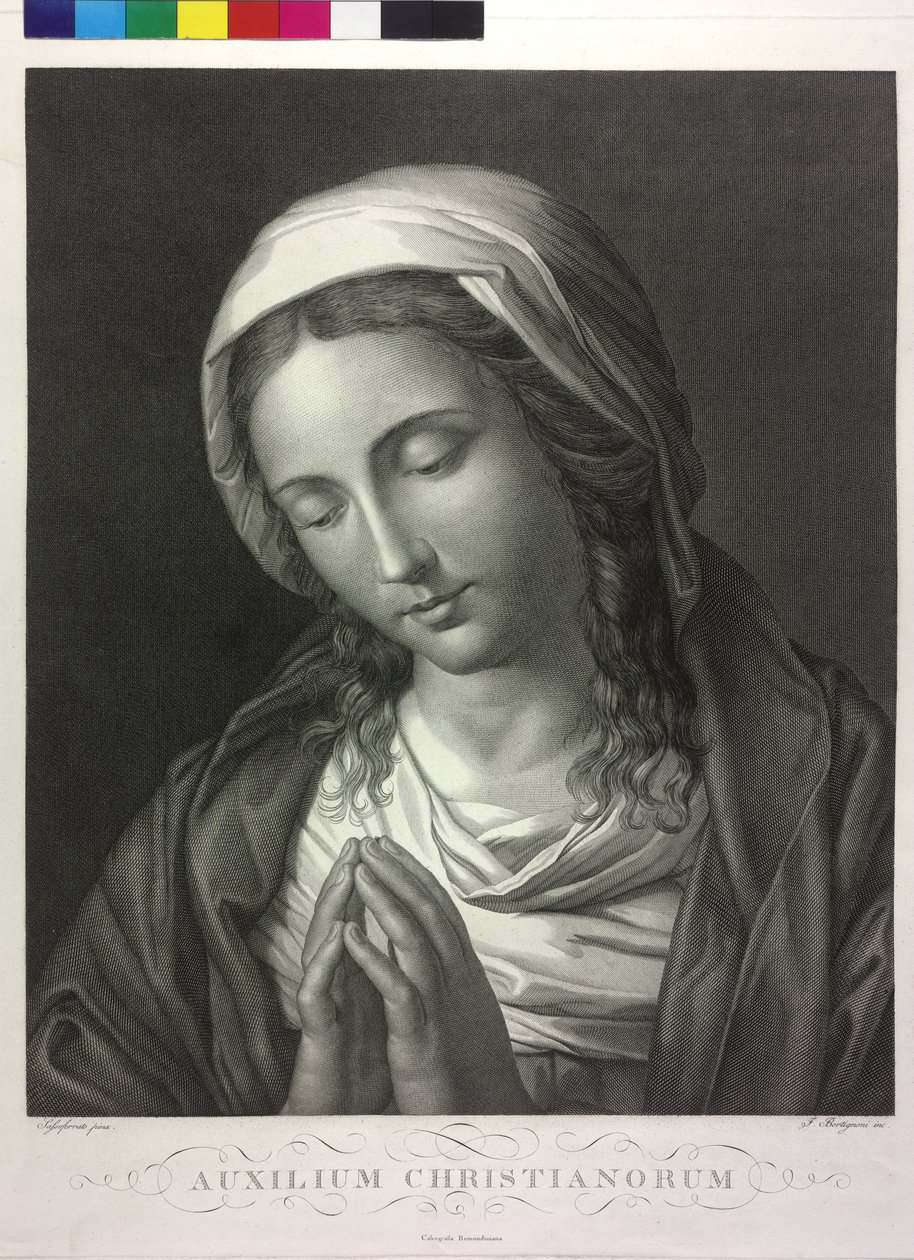 Modląca się Madonna autorstwa Giuseppe Bortignoni