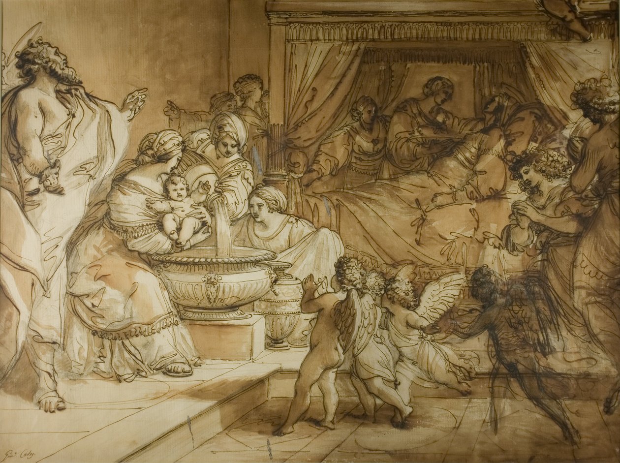 Narodziny Dziewicy autorstwa Giuseppe Cades