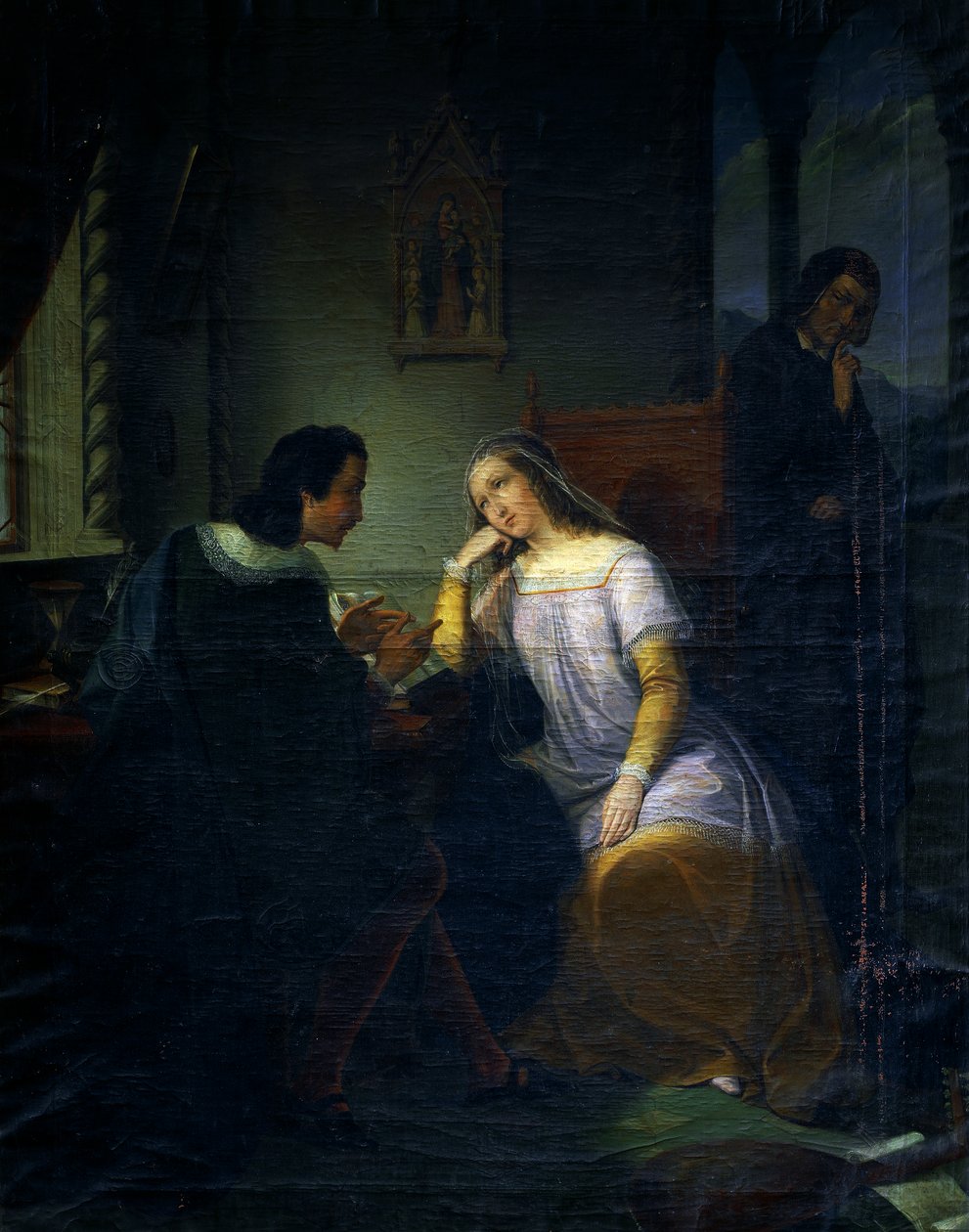 Abelard i Heloiza autorstwa Giuseppe Calzi