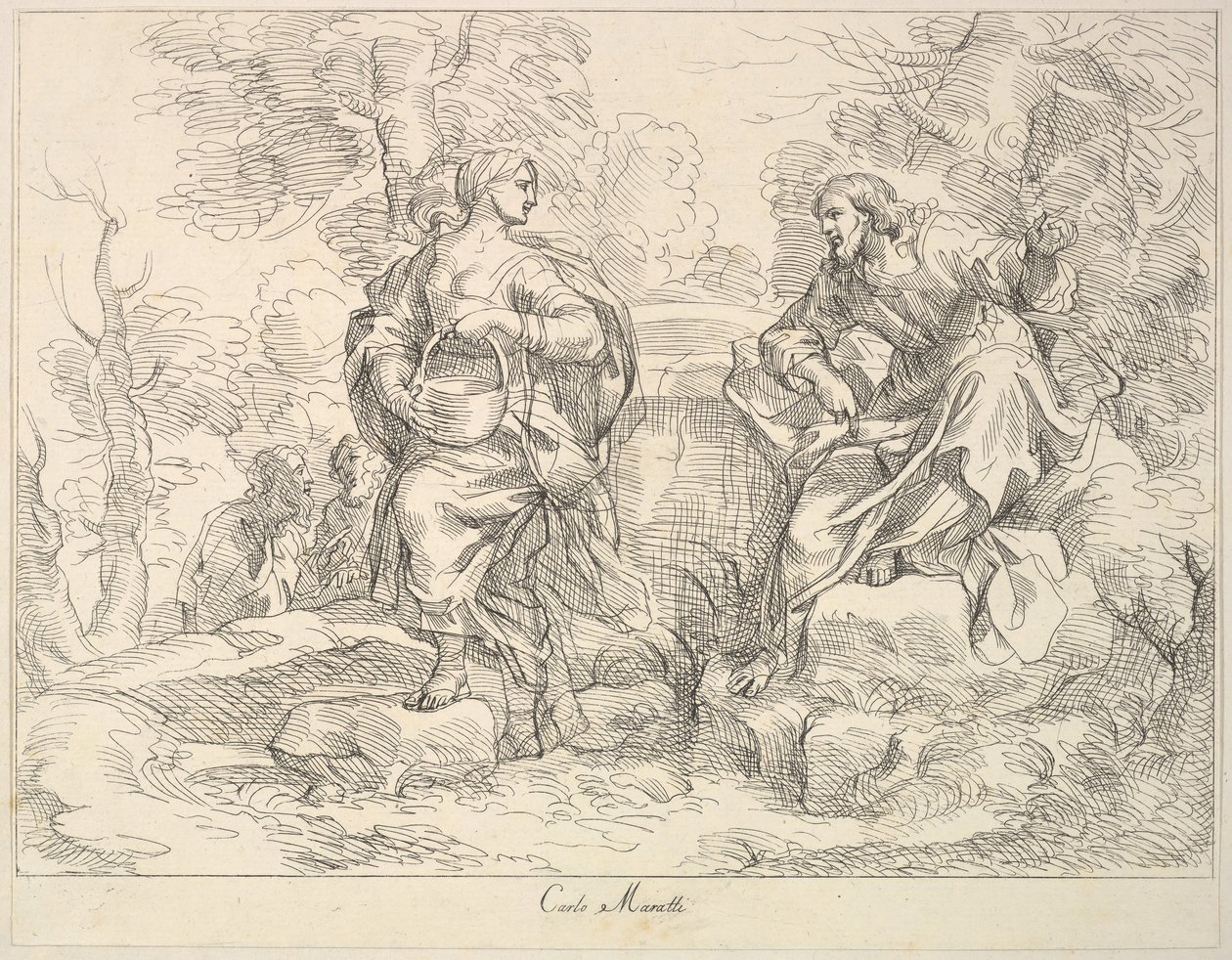 Chrystus ukazujący się Marii Magdalenie, 1740-1802. autorstwa Giuseppe Canale