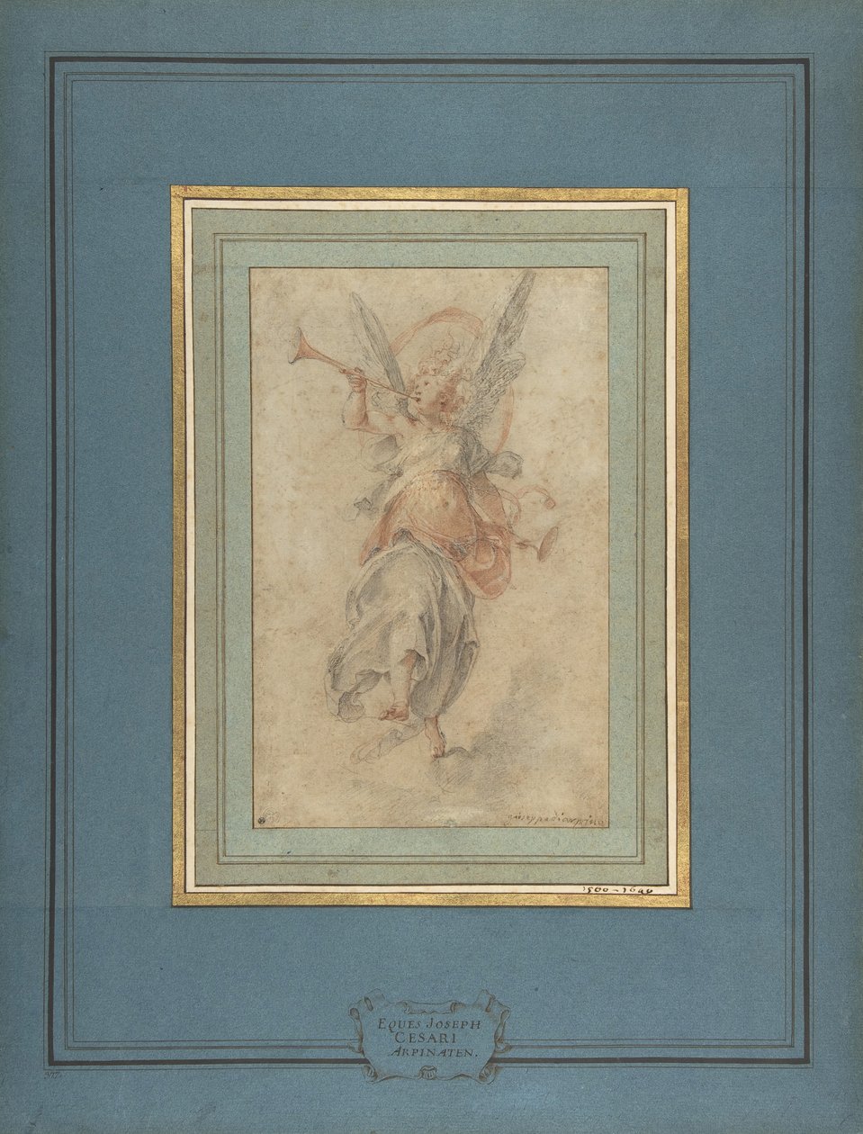 Alegoryczna Figura Sławy, ca. 1590. autorstwa Giuseppe Cesari