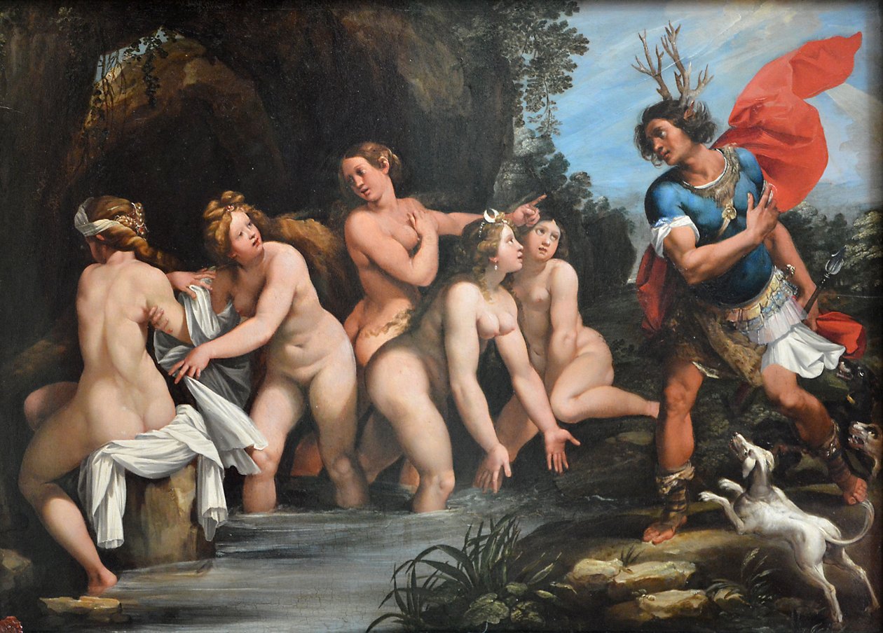 Diana i Actaeon autorstwa Giuseppe Cesari
