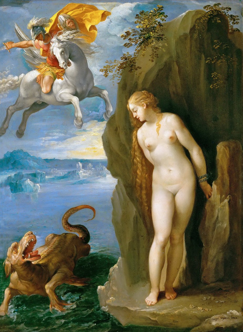 Niemiecki: Perseus befreit Andromeda Perseusz i Andromeda autorstwa Giuseppe Cesari