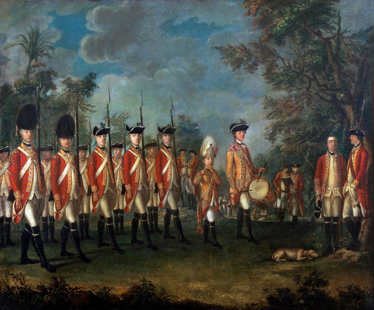 Lord George Lennox, pułkownik 25 Pułku Piechoty, ok. 1771 (olej na płótnie) autorstwa Giuseppe Chiesa