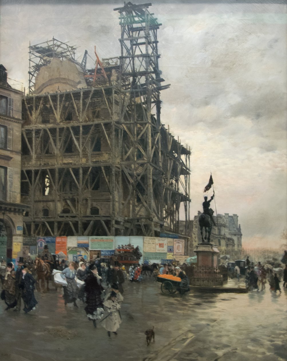 Place des Pyramides autorstwa Giuseppe de Nittis
