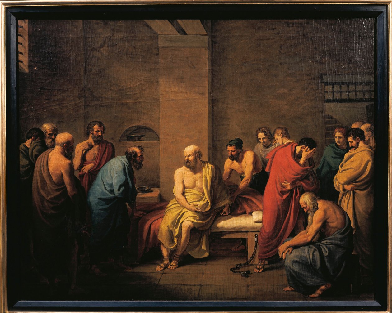 Włochy, Cremona, Śmierć Sokratesa autorstwa Giuseppe Diotti