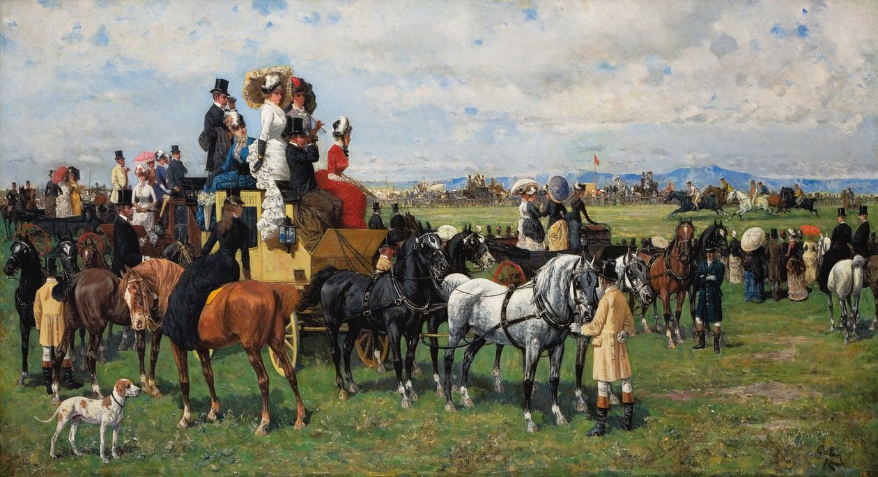 Derby Reale, po 1880 autorstwa Giuseppe Gabani