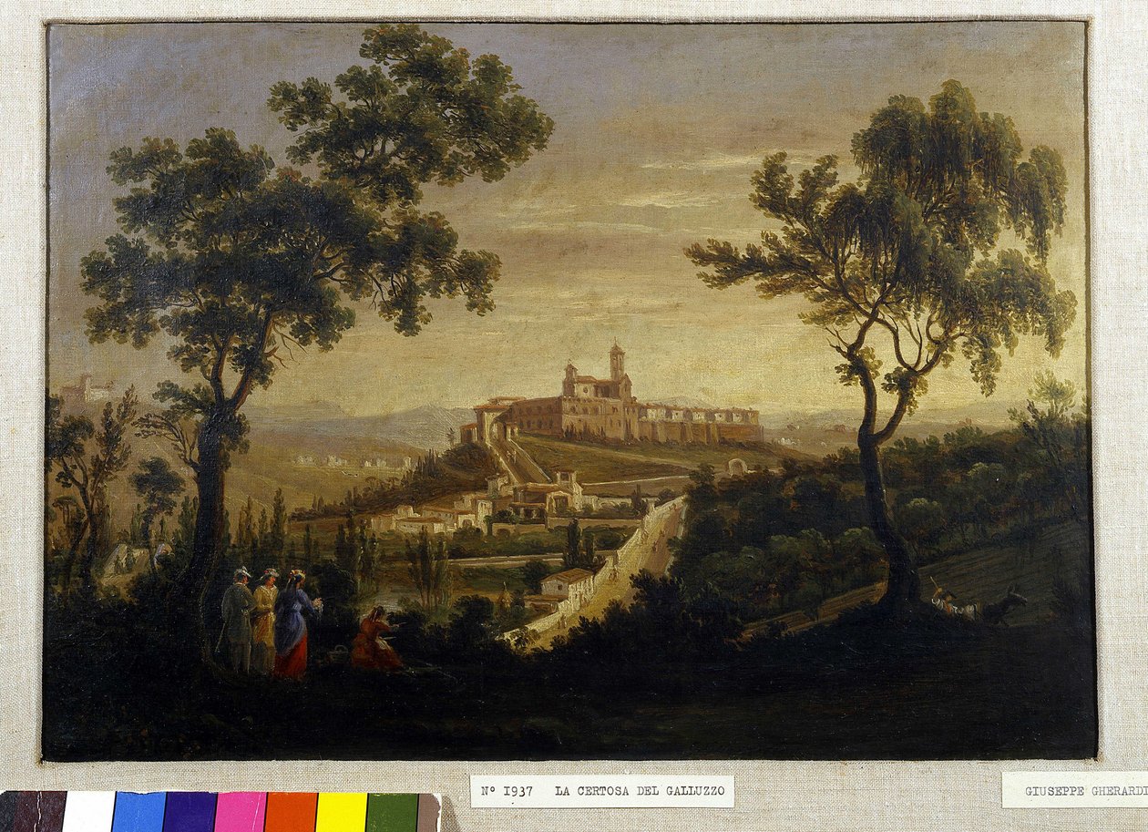 Certosa del Galluzzo (malarstwo) autorstwa Giuseppe Gherardi