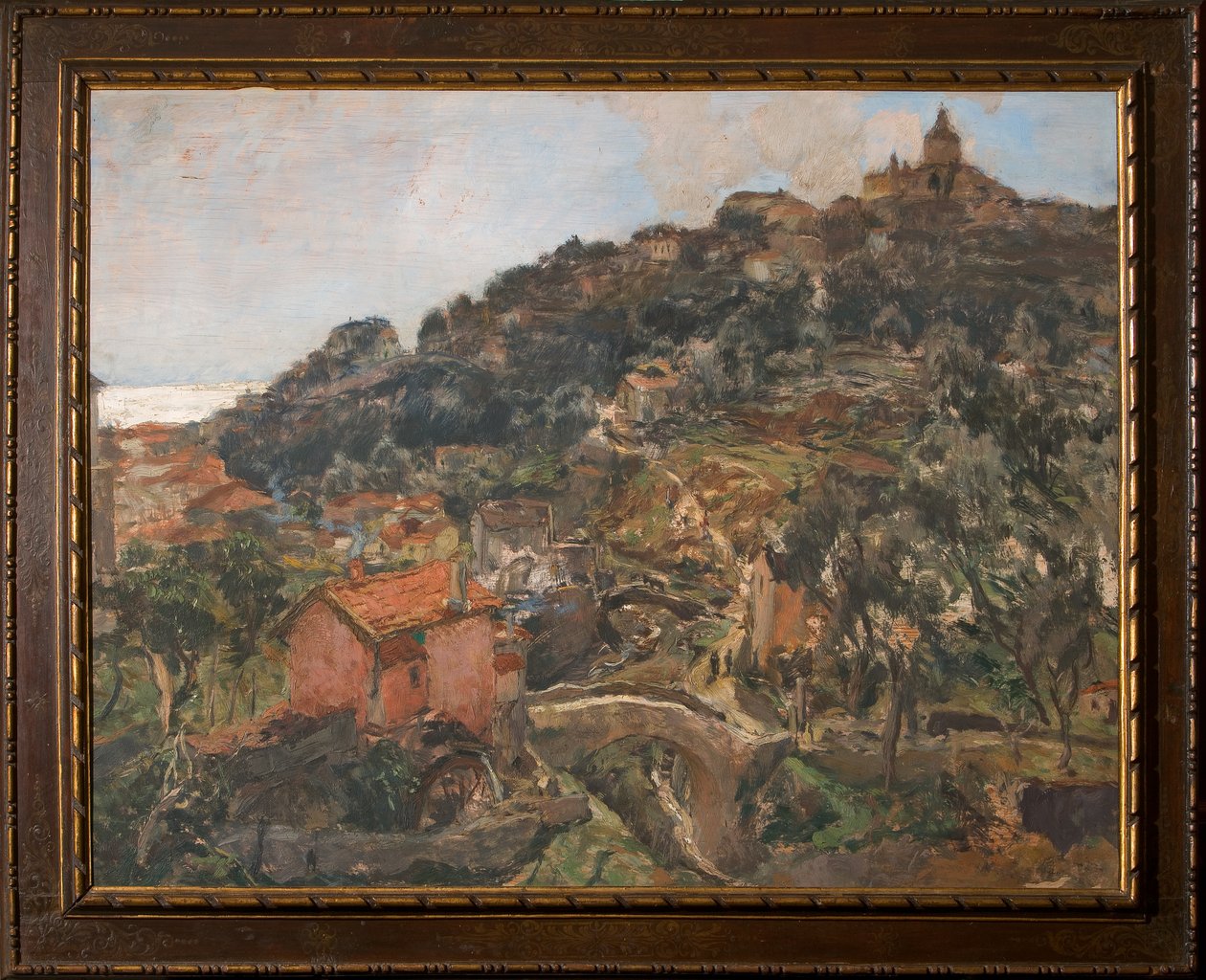Sanremo (olej na sklejce) autorstwa Giuseppe Graziosi