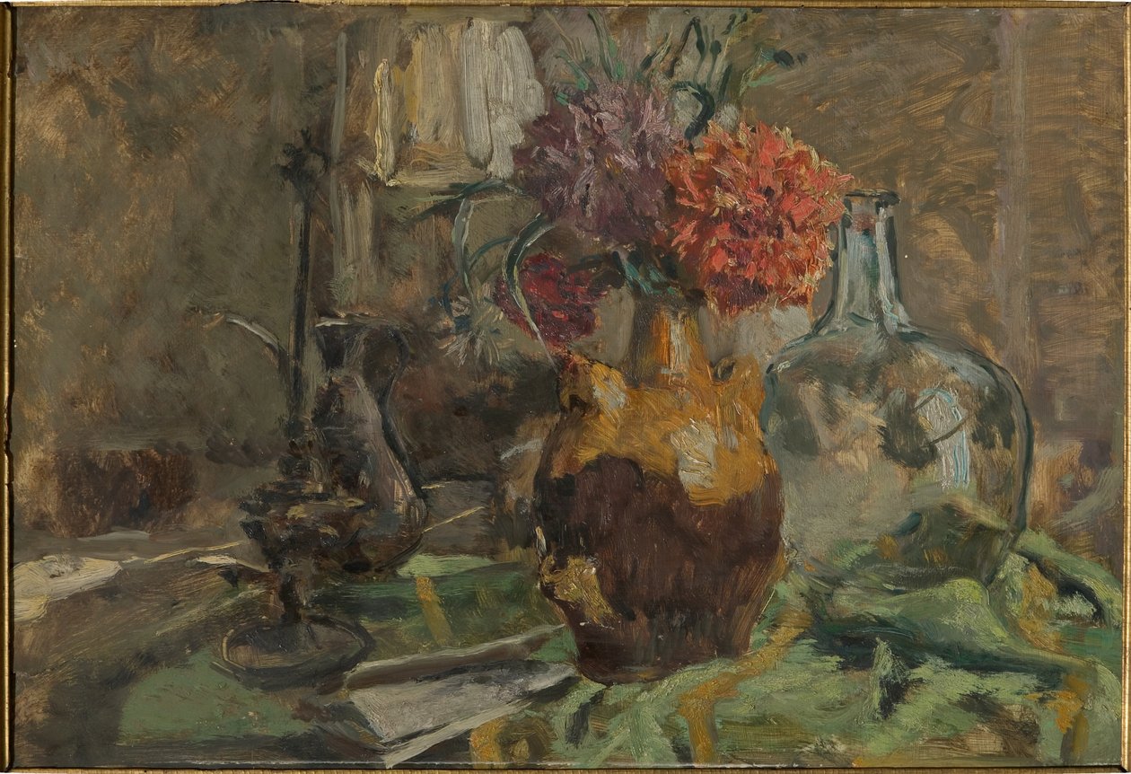 Martwa natura (olej na sklejce) autorstwa Giuseppe Graziosi