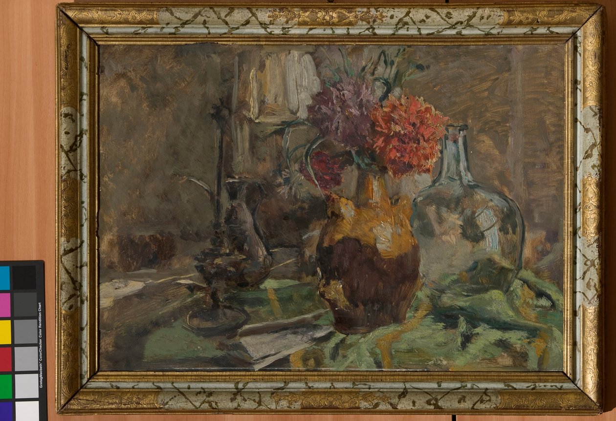 Martwa natura (olej na sklejce) autorstwa Giuseppe Graziosi