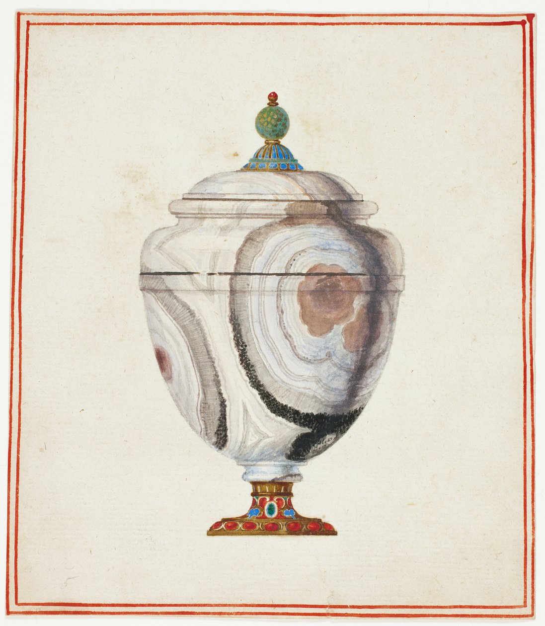 Kamienna urna autorstwa Giuseppe Grisoni