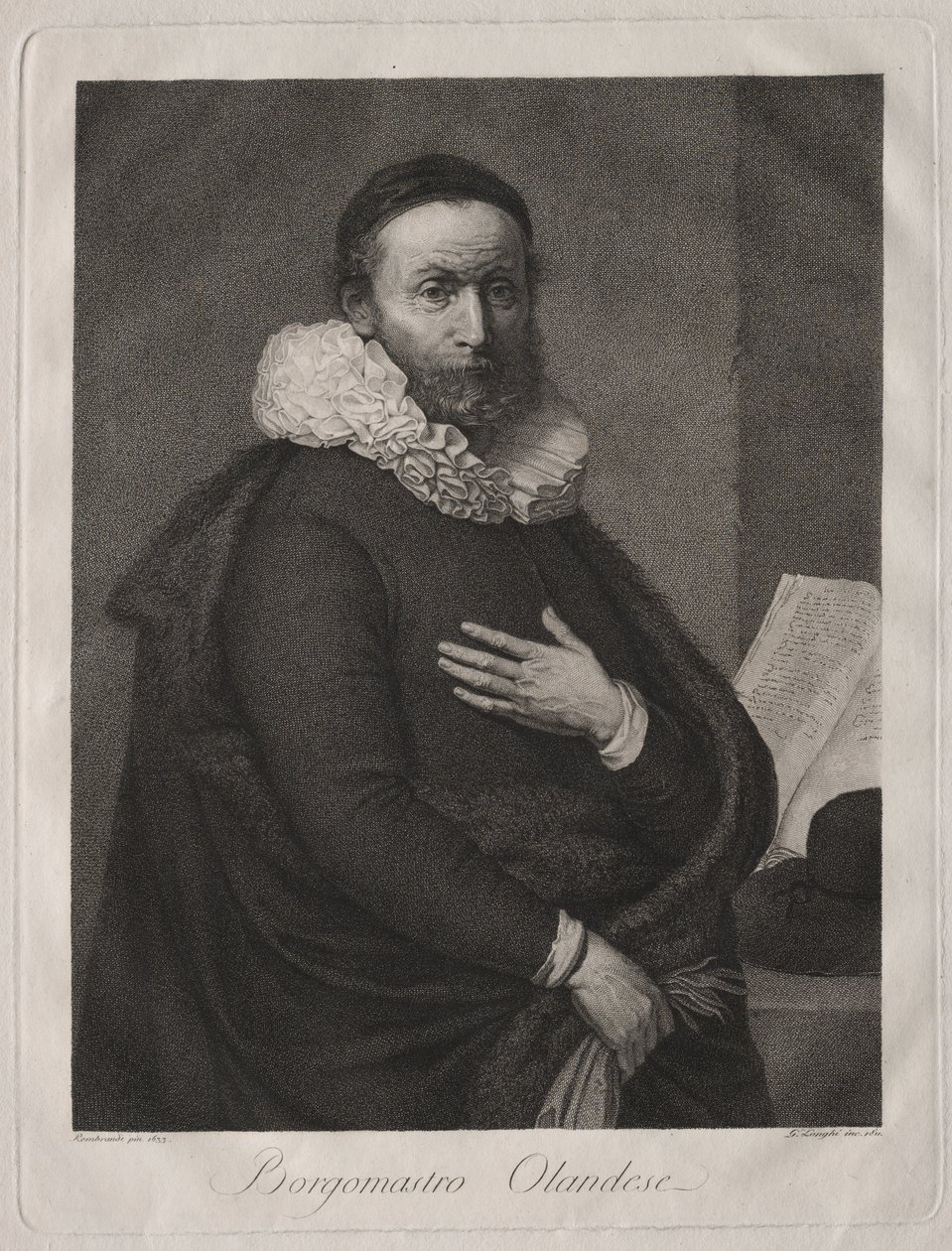 Holenderski Burmistrz autorstwa Giuseppe Longhi