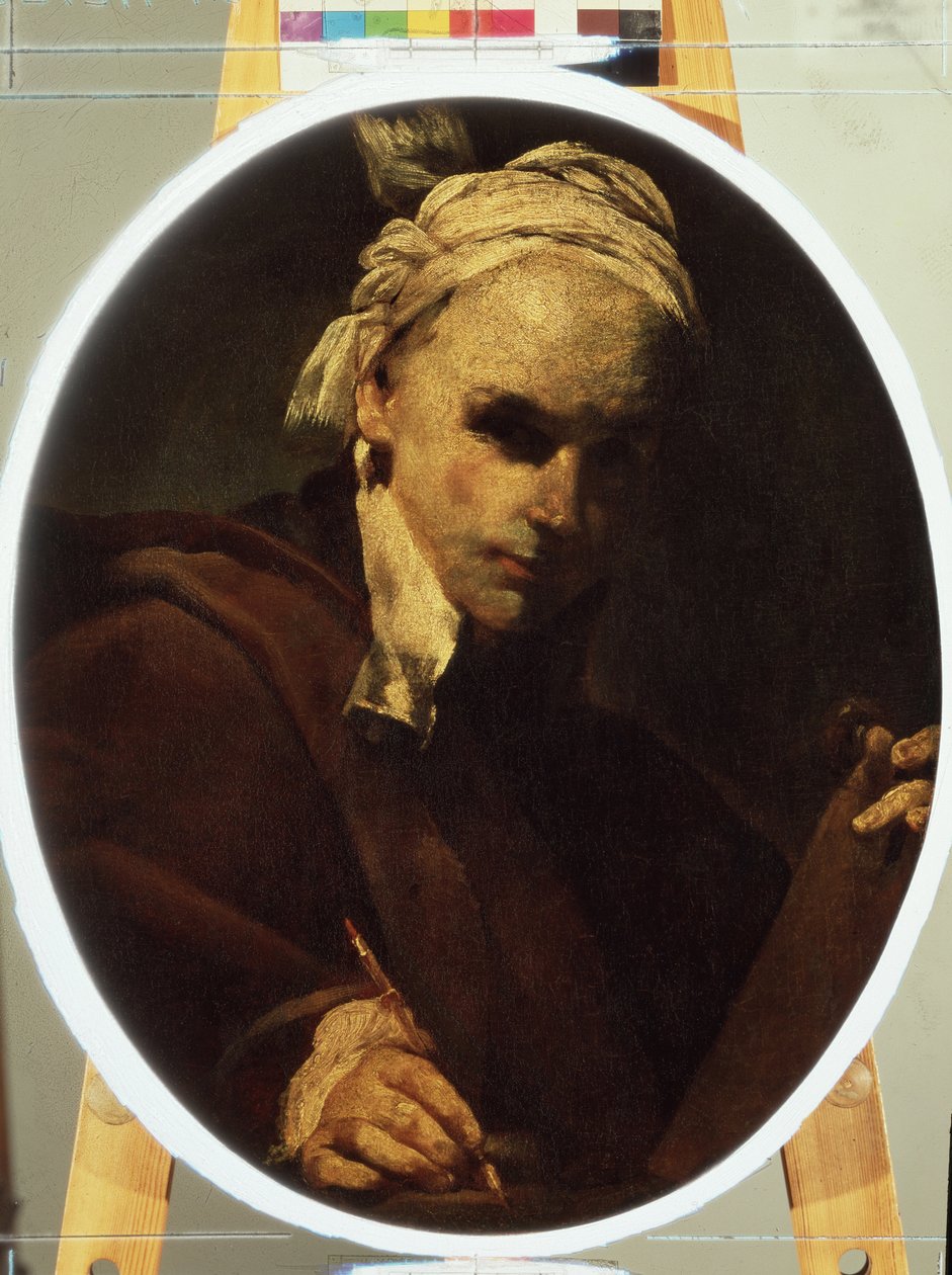 „Autoportret” (Autoportret) Obraz Giuseppe Marii Crespi (1665-1747) około 1700 Muzeum Puszkina, Moskwa autorstwa Giuseppe Maria Crespi