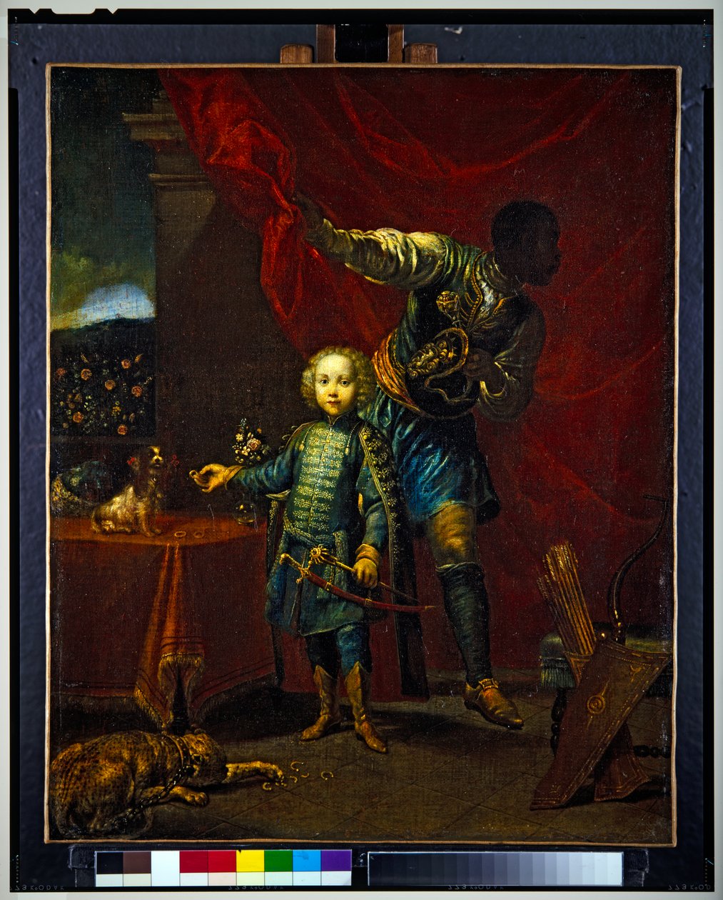 Nuoren pojan muotokuva, jonka sanotaan olevan kenraali Johann Pálffyn (maalaus)kiillon poika autorstwa Giuseppe Maria (1665 1747) Crespi
