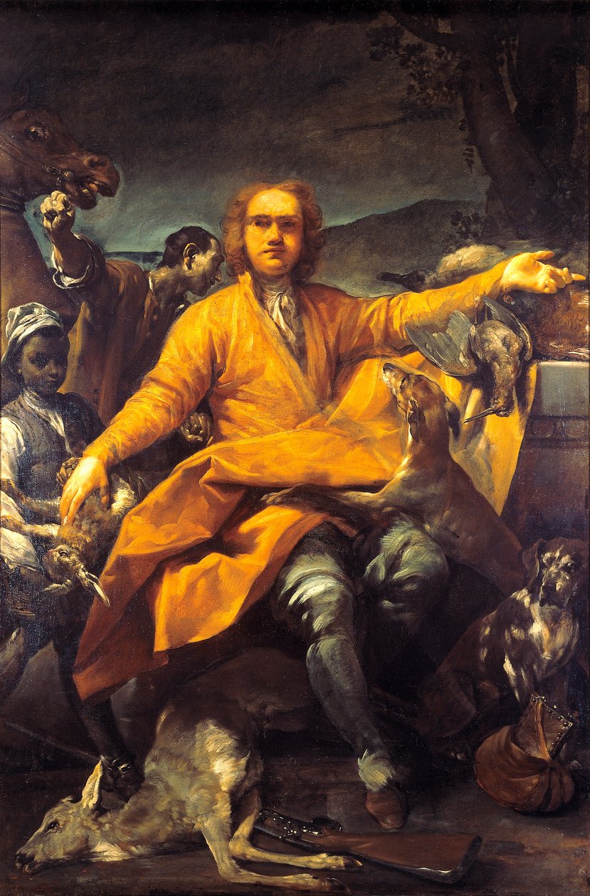 Portret myśliwego – Giuseppe Maria Crespi (1665-1747) autorstwa Giuseppe Maria (1665 1747) Crespi