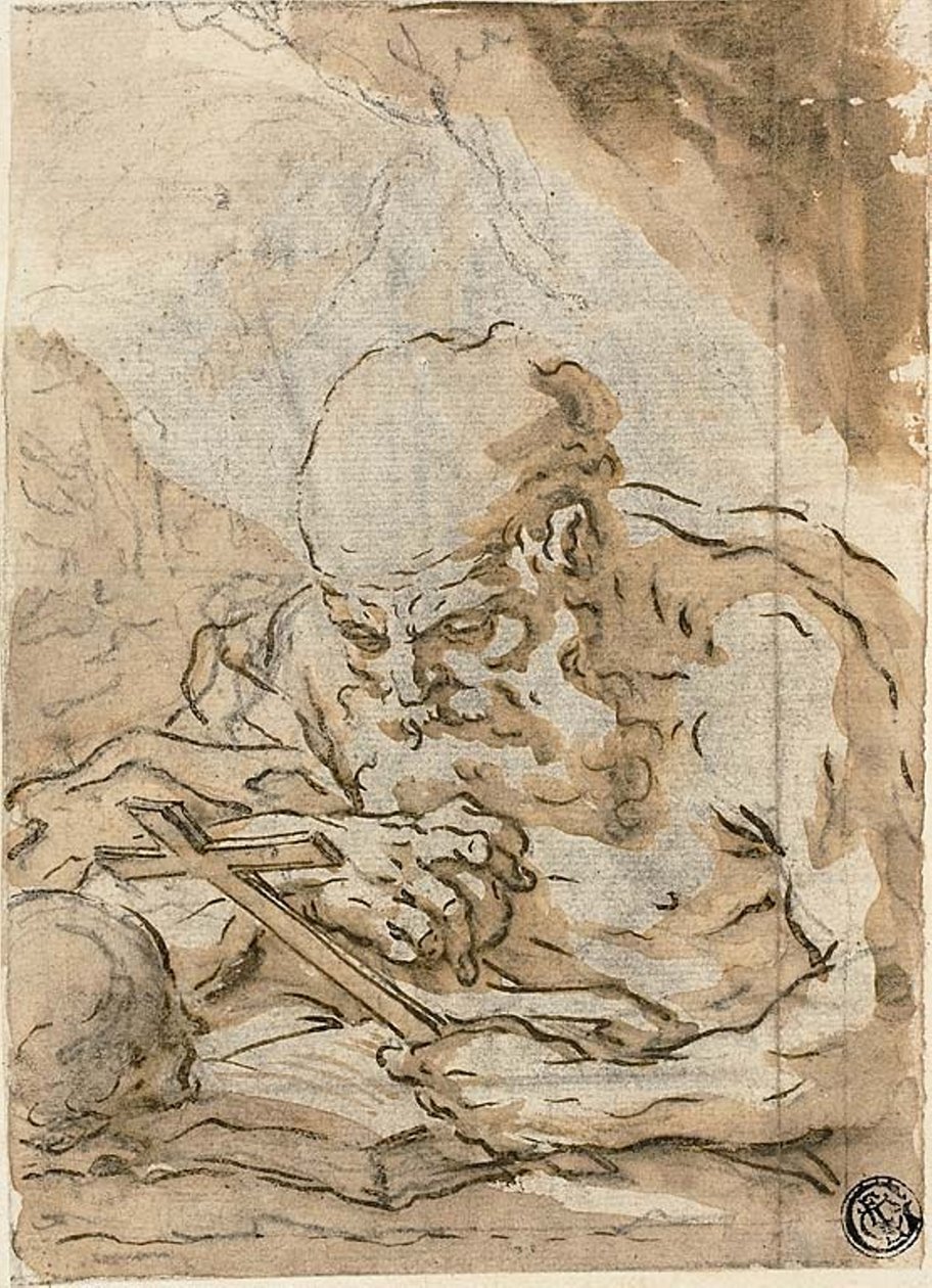 Święty Hieronim autorstwa Giuseppe Maria Crespi