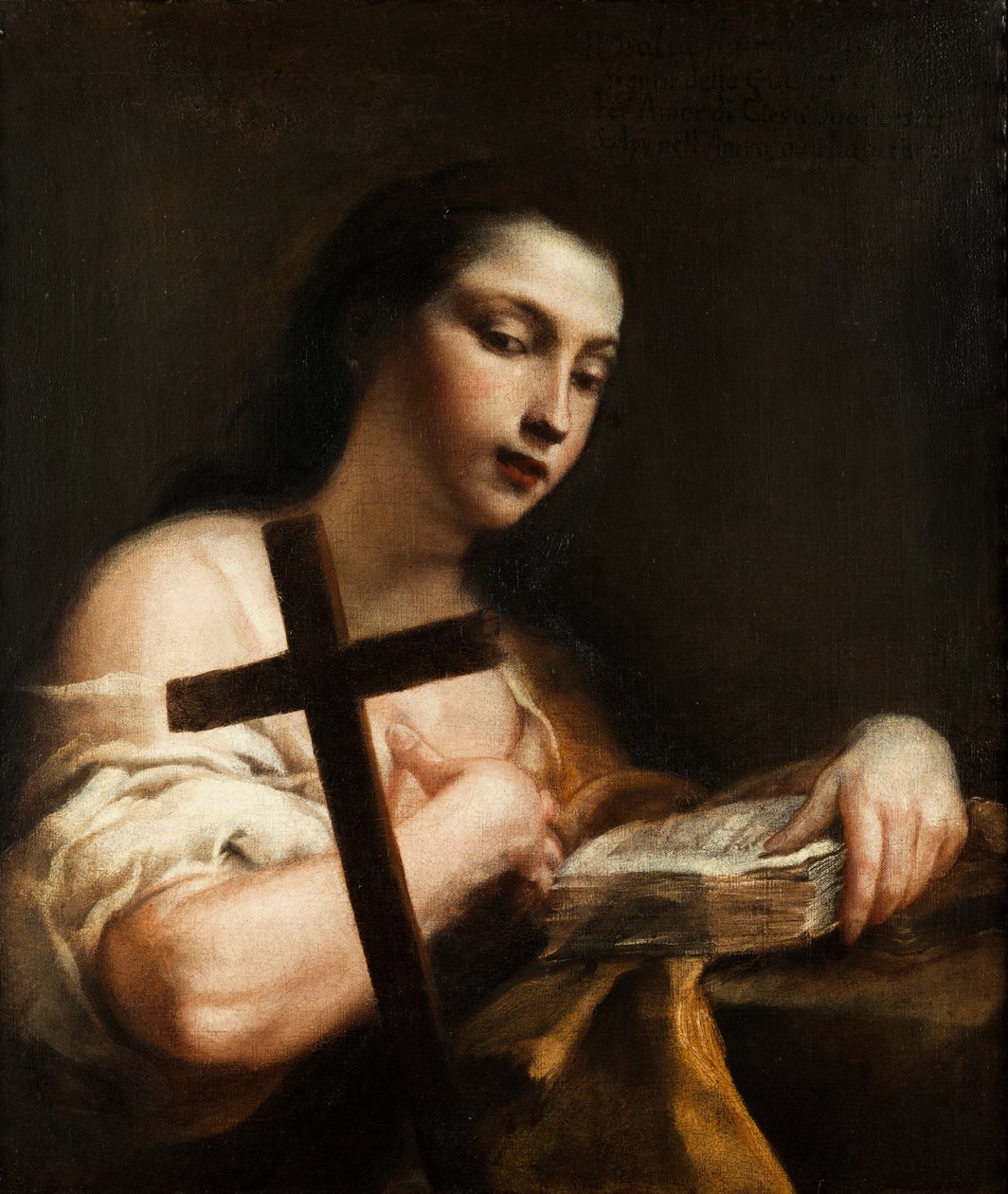 Święta Maria Magdalena jako święta Rozalia autorstwa Giuseppe Maria Crespi