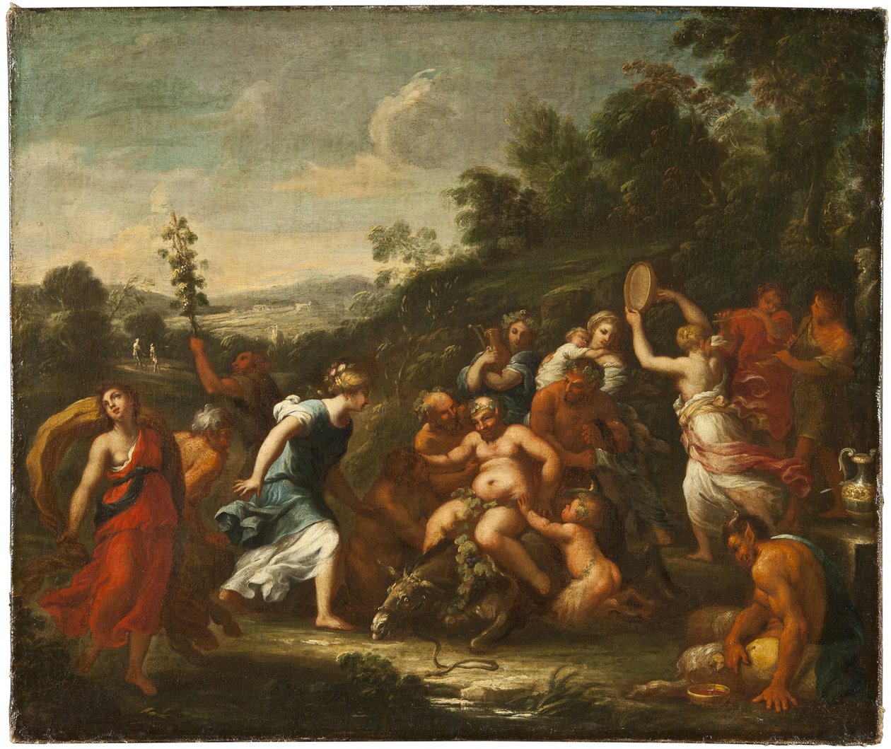 Der Triumph des Silenus autorstwa Giuseppe Maria Crespi
