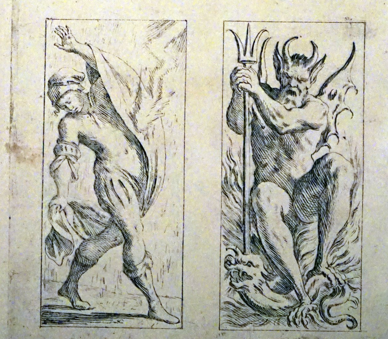 Karty tarota z XVII wieku autorstwa Giuseppe Marii Mitelli autorstwa Giuseppe Maria Mitelli