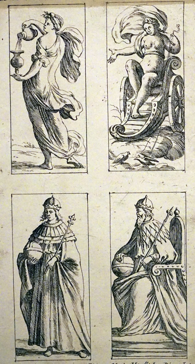 Karty tarota z XVII wieku autorstwa Giuseppe Marii Mitelli autorstwa Giuseppe Maria Mitelli