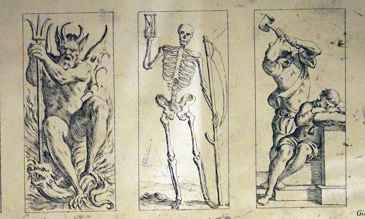 Karty tarota z XVII wieku autorstwa Giuseppe Marii Mitelli autorstwa Giuseppe Maria Mitelli