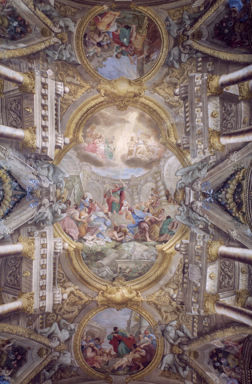 Czyny św. Pawła na Areopagu, Bolonia, Włochy (zdjęcie) autorstwa Giuseppe Maria and Antonio Rolli