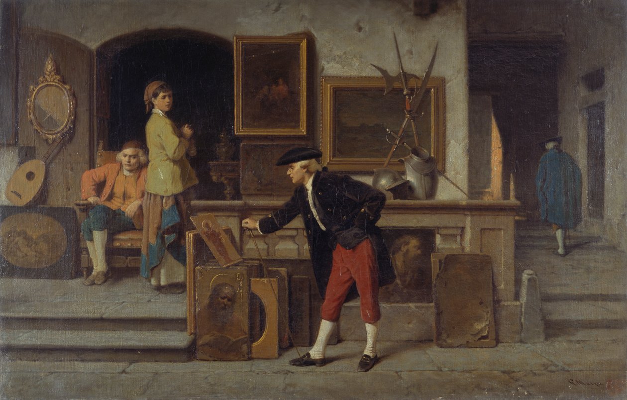 Sklep z antykami autorstwa Giuseppe Mazza