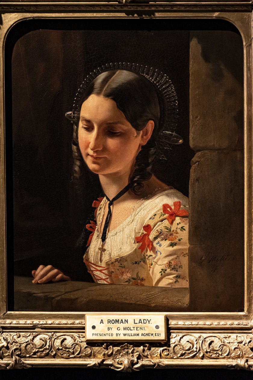 Popiersie kobiety, Łucja Oblubienicy autorstwa Giuseppe Molteni