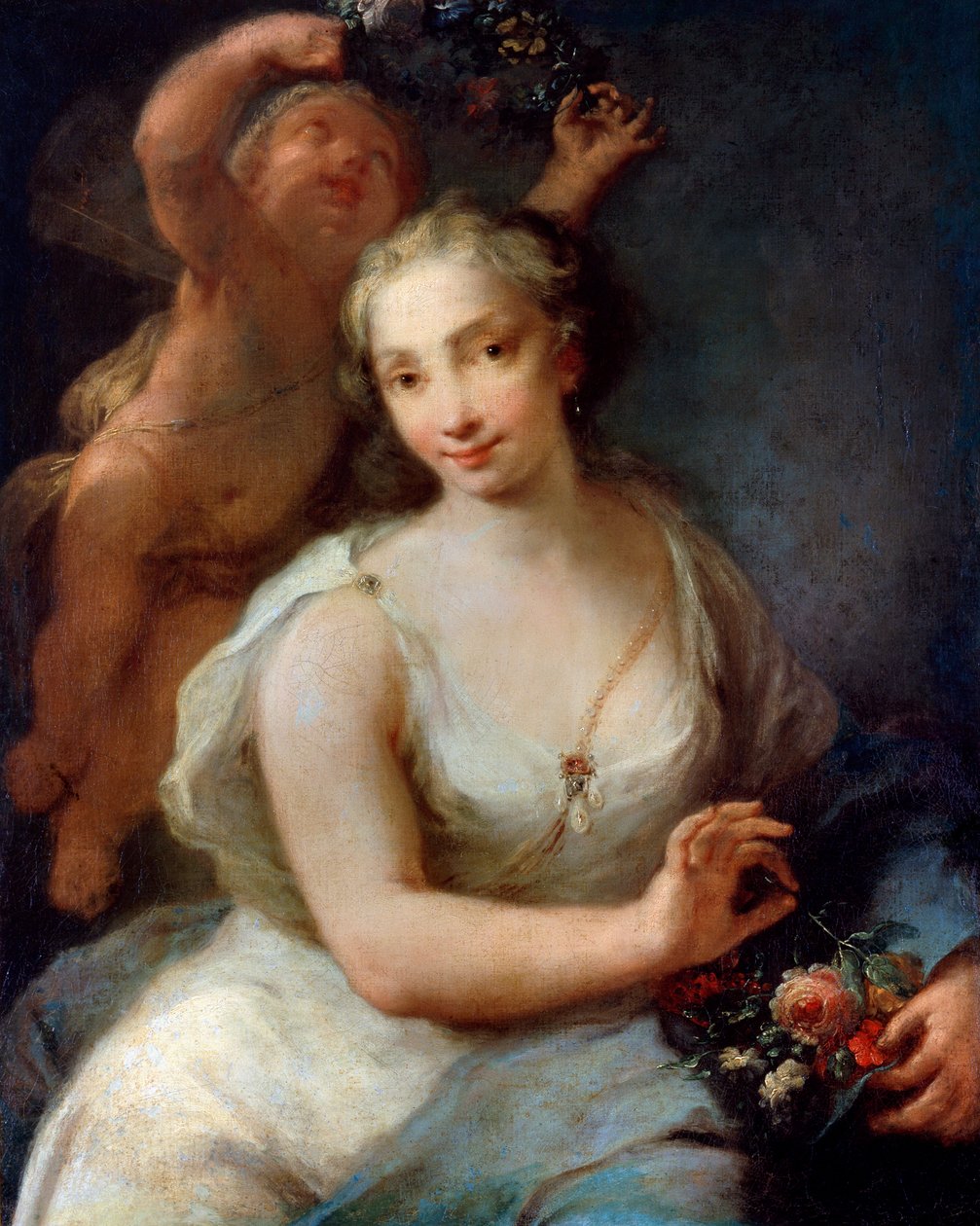 Wiosna Primavera, przed 1757 r. autorstwa Giuseppe Nogari
