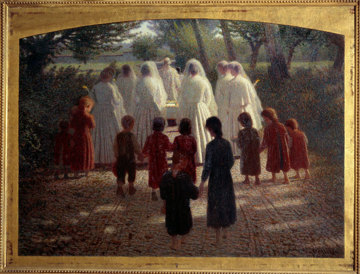 Kwiat złamany Malarstwo autorstwa Giuseppe Pellizza da Volpedo (1868-1907) 1902 niedz 0,79x1,07 m Paryż, musee d