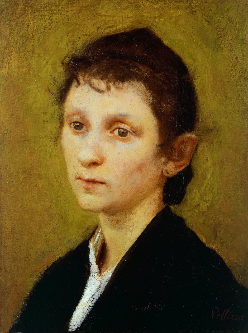 Portret młodej kobiety (Palmira) autorstwa Giuseppe Pellizza da Volpedo