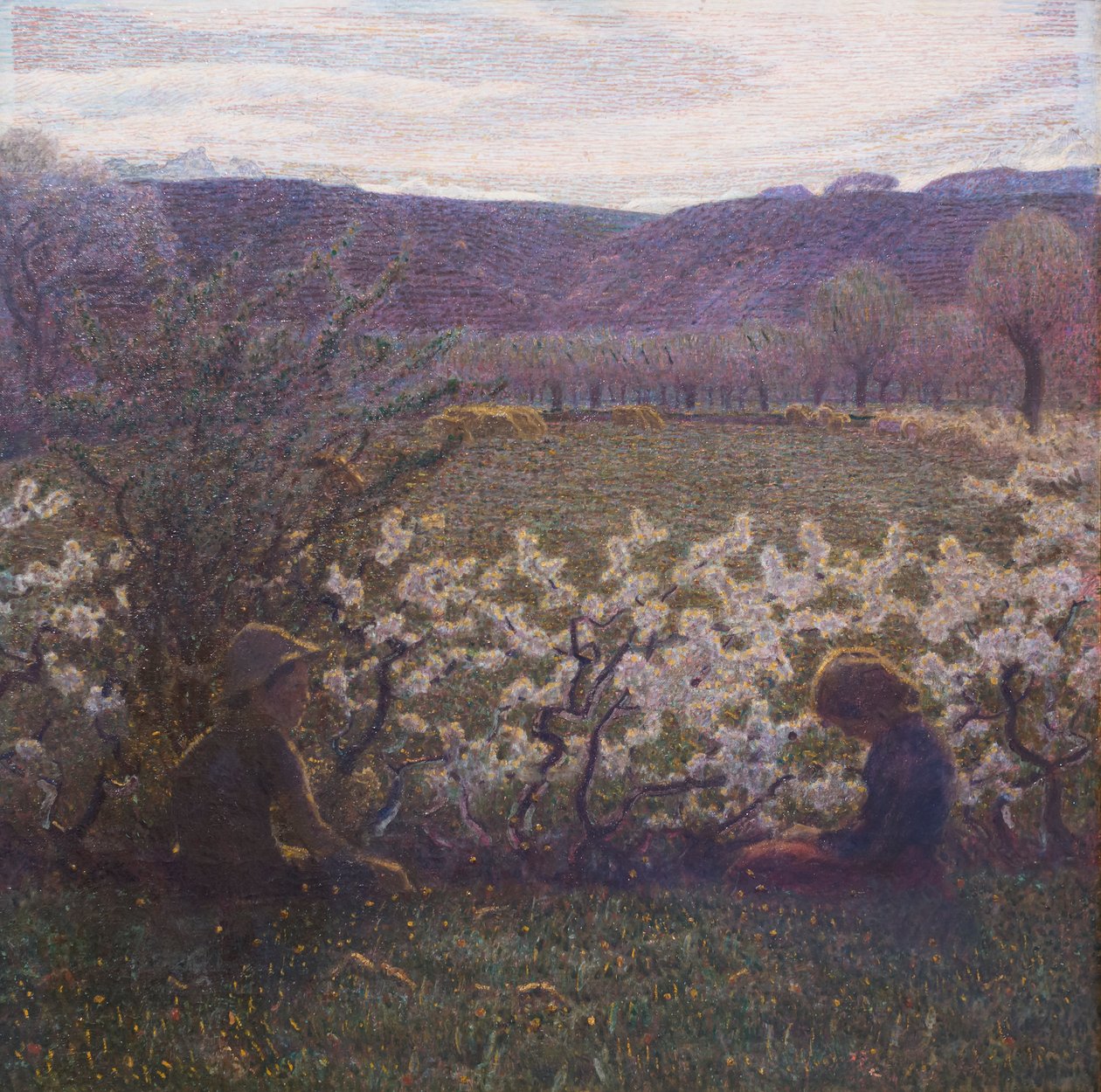 Kwiecista łąka autorstwa Giuseppe Pellizza da Volpedo