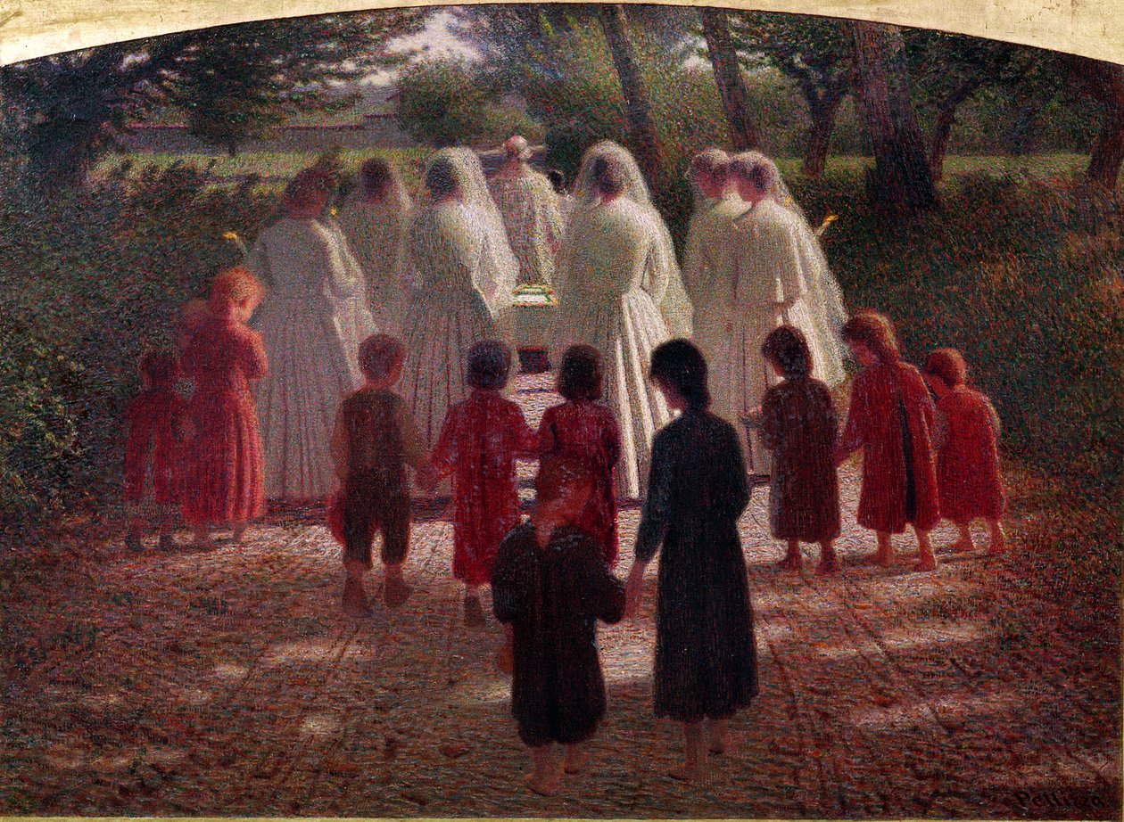Martwe dziecko, 1896-1902 autorstwa Giuseppe Pellizza da Volpedo
