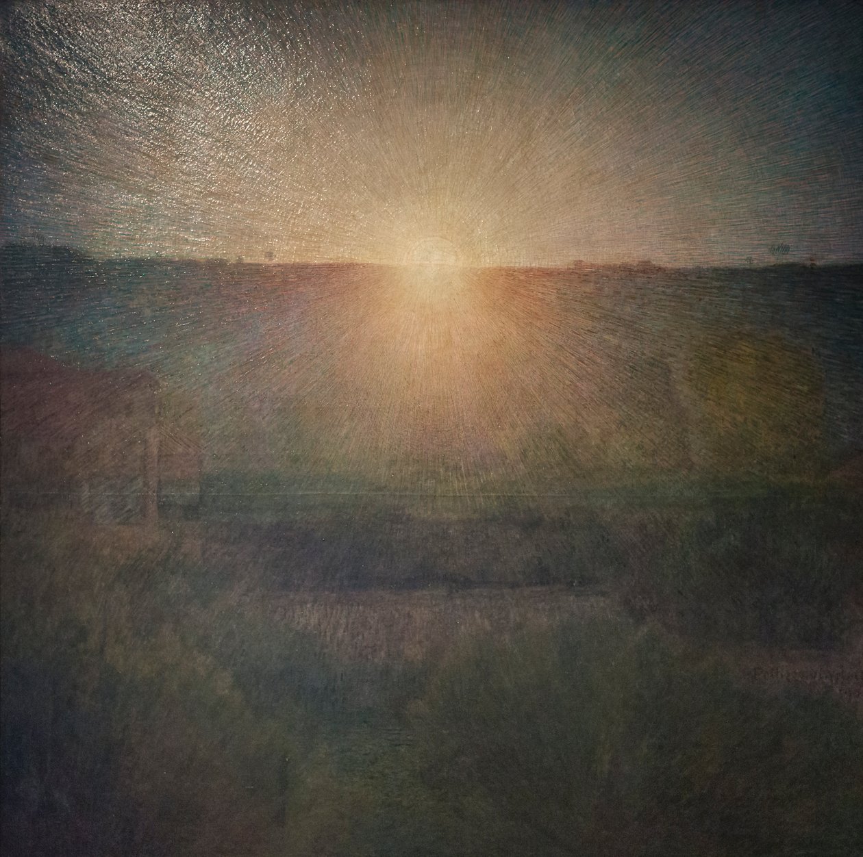 Wschodzące słońce autorstwa Giuseppe Pellizza da Volpedo