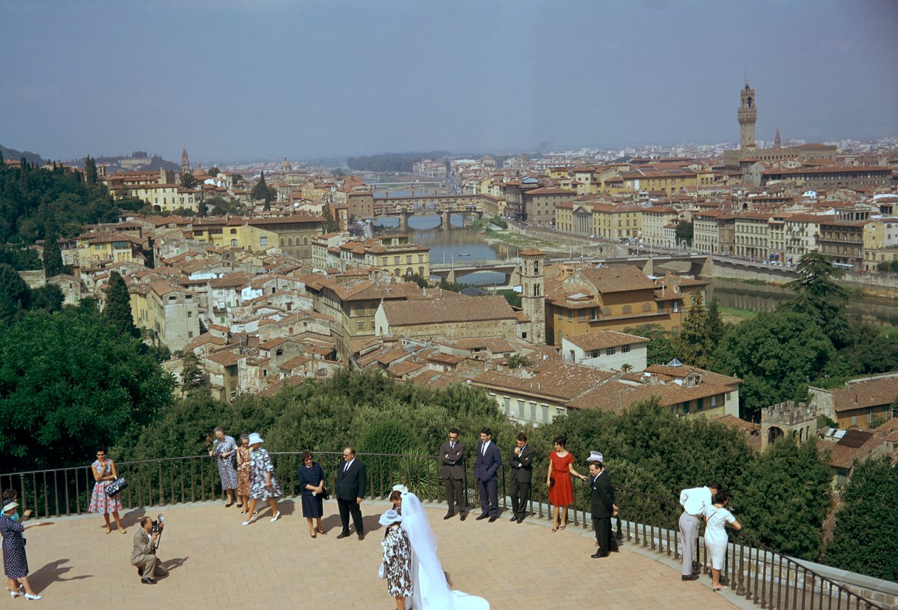 Florencja z Piazza Michelangelo autorstwa Giuseppe Poggi
