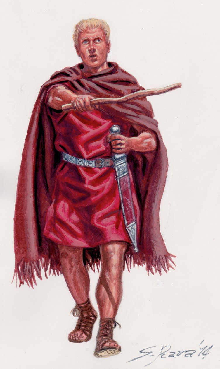 Numerus Batavorum (lub cohors Germanorum) autorstwa Giuseppe Rava