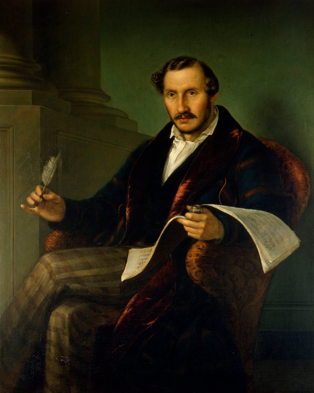 Gaetano Donizetti autorstwa Giuseppe Rillosi