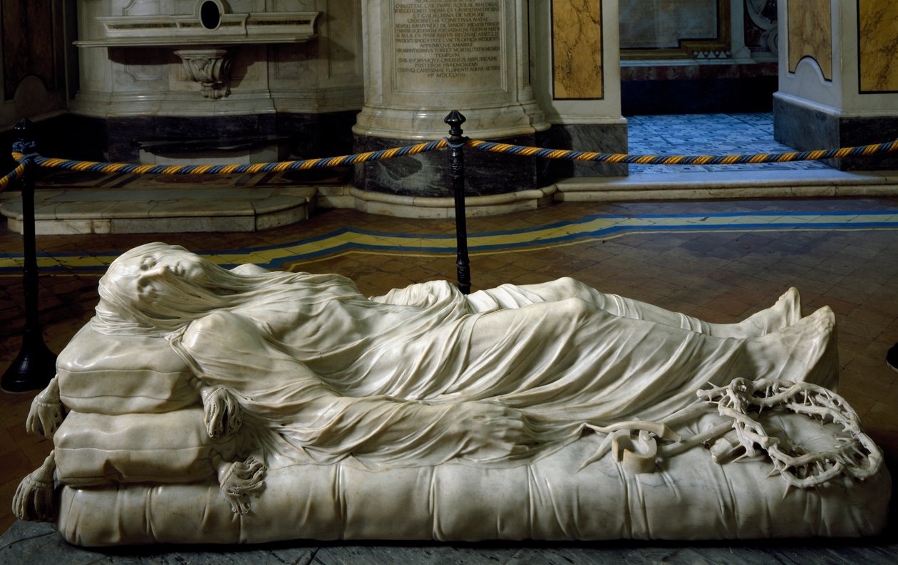 Zakryty Chrystus autorstwa Giuseppe Sanmartino