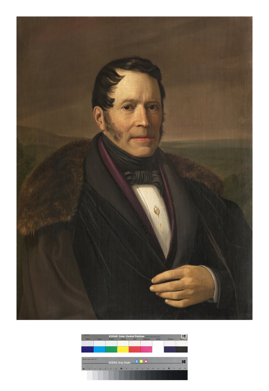 Portret Giorgio Guglielmo Sartorio autorstwa Giuseppe Tominz