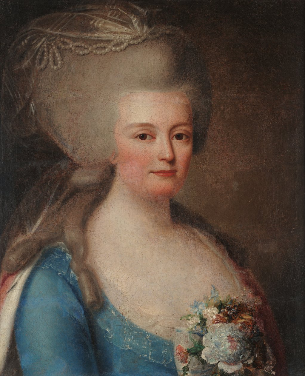 Portret księżniczki Marii Franciszki Benedykty autorstwa Giuseppe Troni