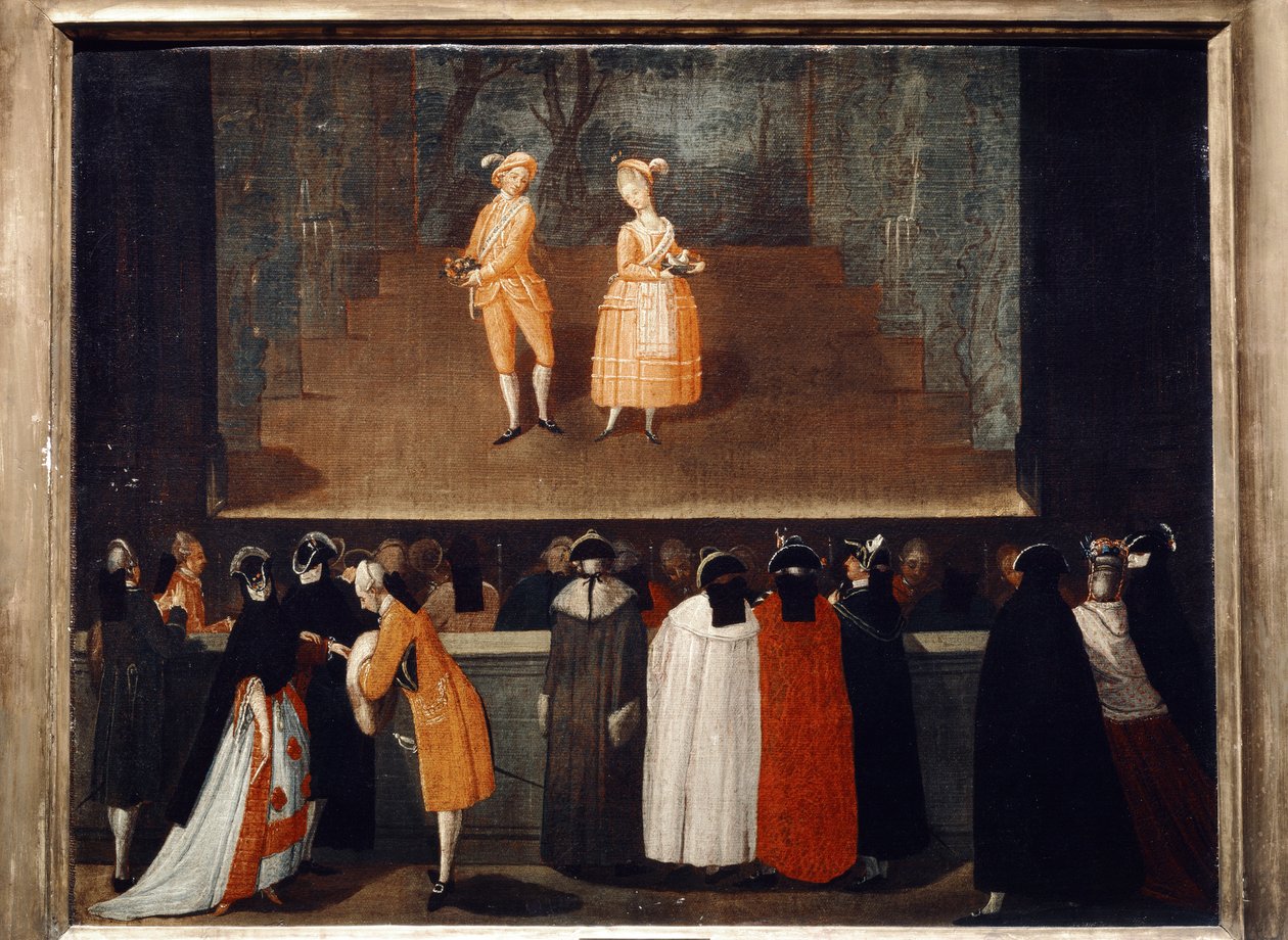 OPERA: Intermezzo, koniec XVIII wieku (olej) autorstwa Giuseppe de Albertis