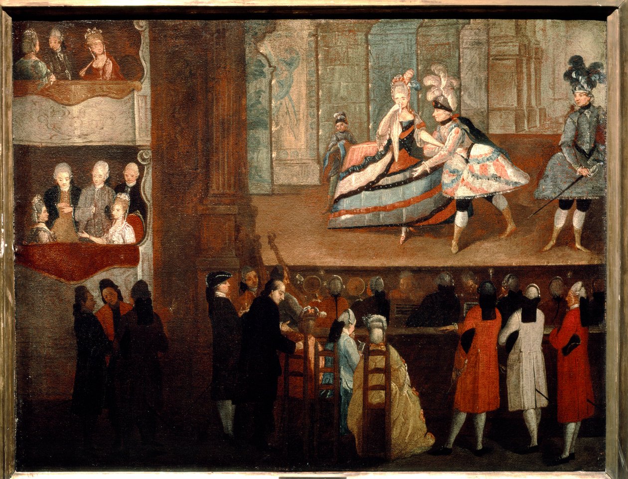 Opera Serie, koniec XVIII wieku (olej) autorstwa Giuseppe de Albertis