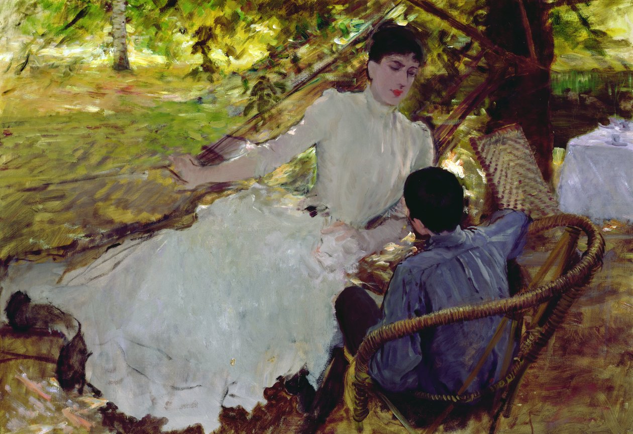 W hamaku II, 1884 autorstwa Giuseppe de Nittis