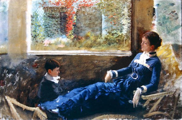 Odpoczynek, 1879 autorstwa Giuseppe de Nittis
