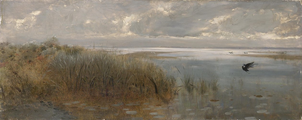 Pejzaż morski w okolicach Neapolu autorstwa Giuseppe de Nittis