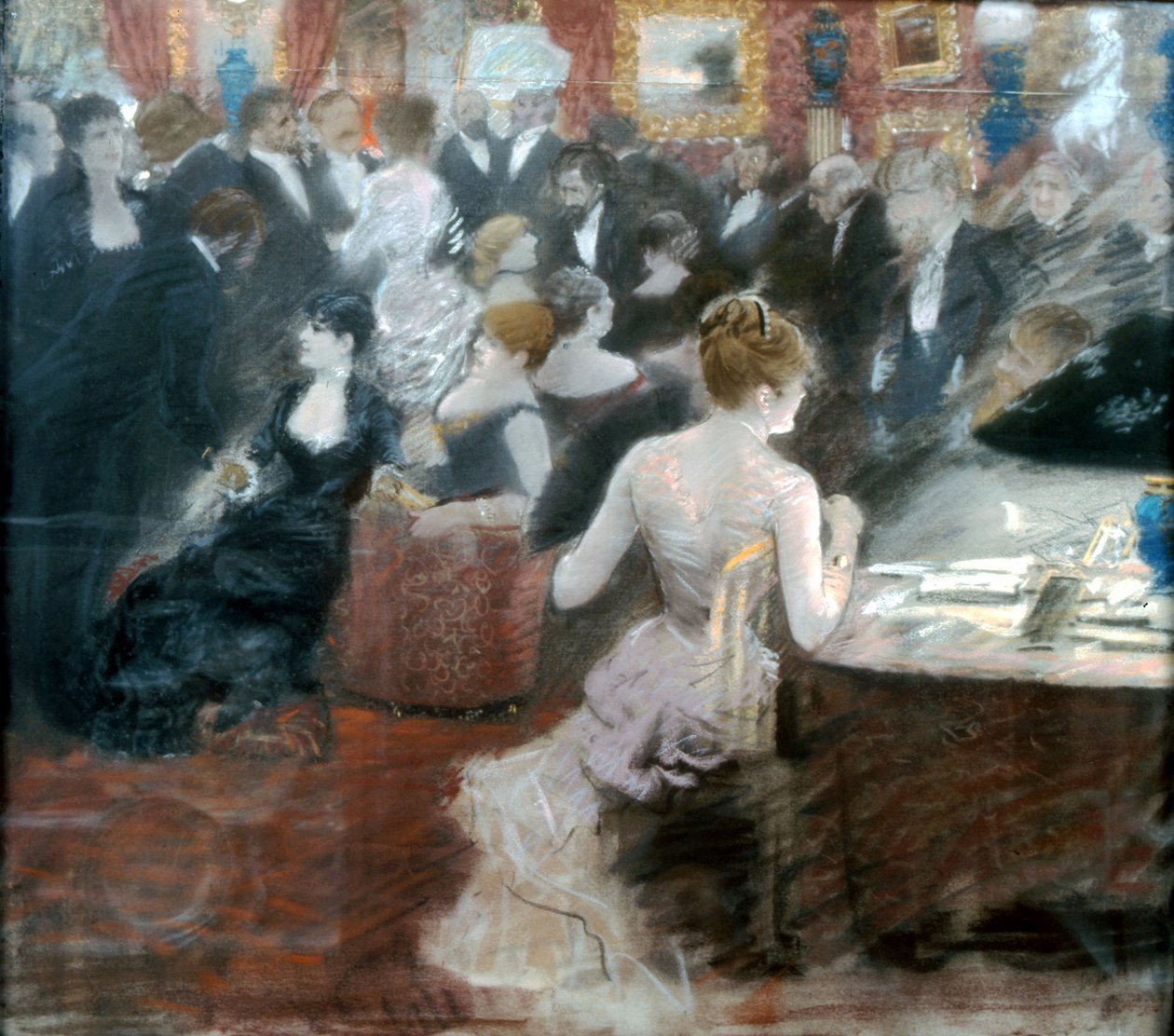 Salon księżniczki Matyldy autorstwa Giuseppe de Nittis